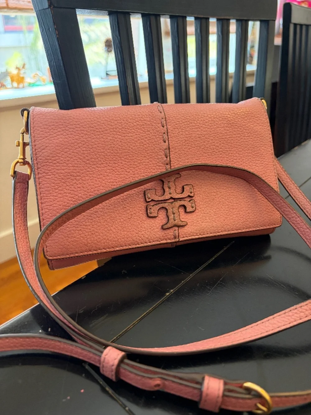 Tory Burch Wallet-style purse, pale pink